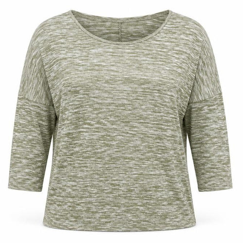 Vero Moda Women's Green 3/4 Sleeve Jersey T-Shirt Size M