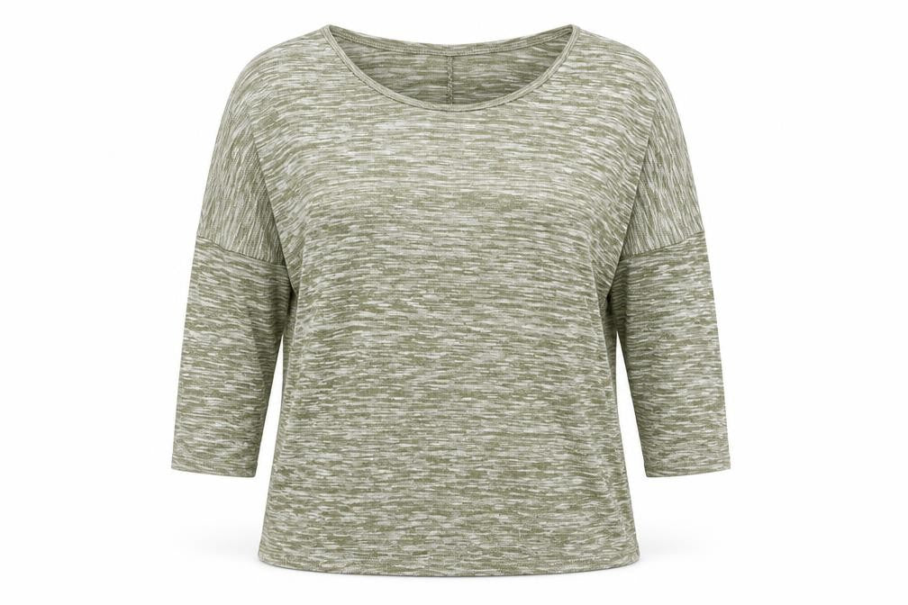 Vero Moda Women's Green 3/4 Sleeve Jersey T-Shirt Size M