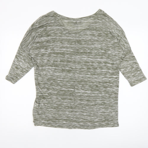 Vero Moda Women's Green 3/4 Sleeve Jersey T-Shirt Size M