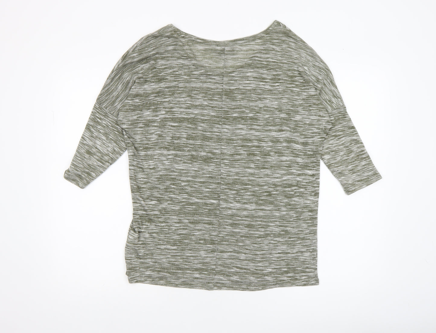 Vero Moda Women's Green 3/4 Sleeve Jersey T-Shirt Size M