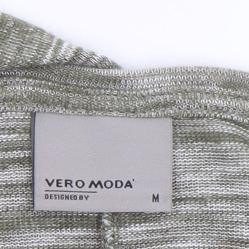 Vero Moda Women's Green 3/4 Sleeve Jersey T-Shirt Size M
