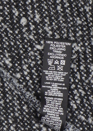 Dunnes Women Grey Chunky Knit Open Longline Cardigan XS