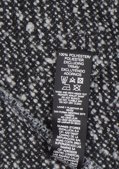 Dunnes Women Grey Chunky Knit Open Longline Cardigan XS