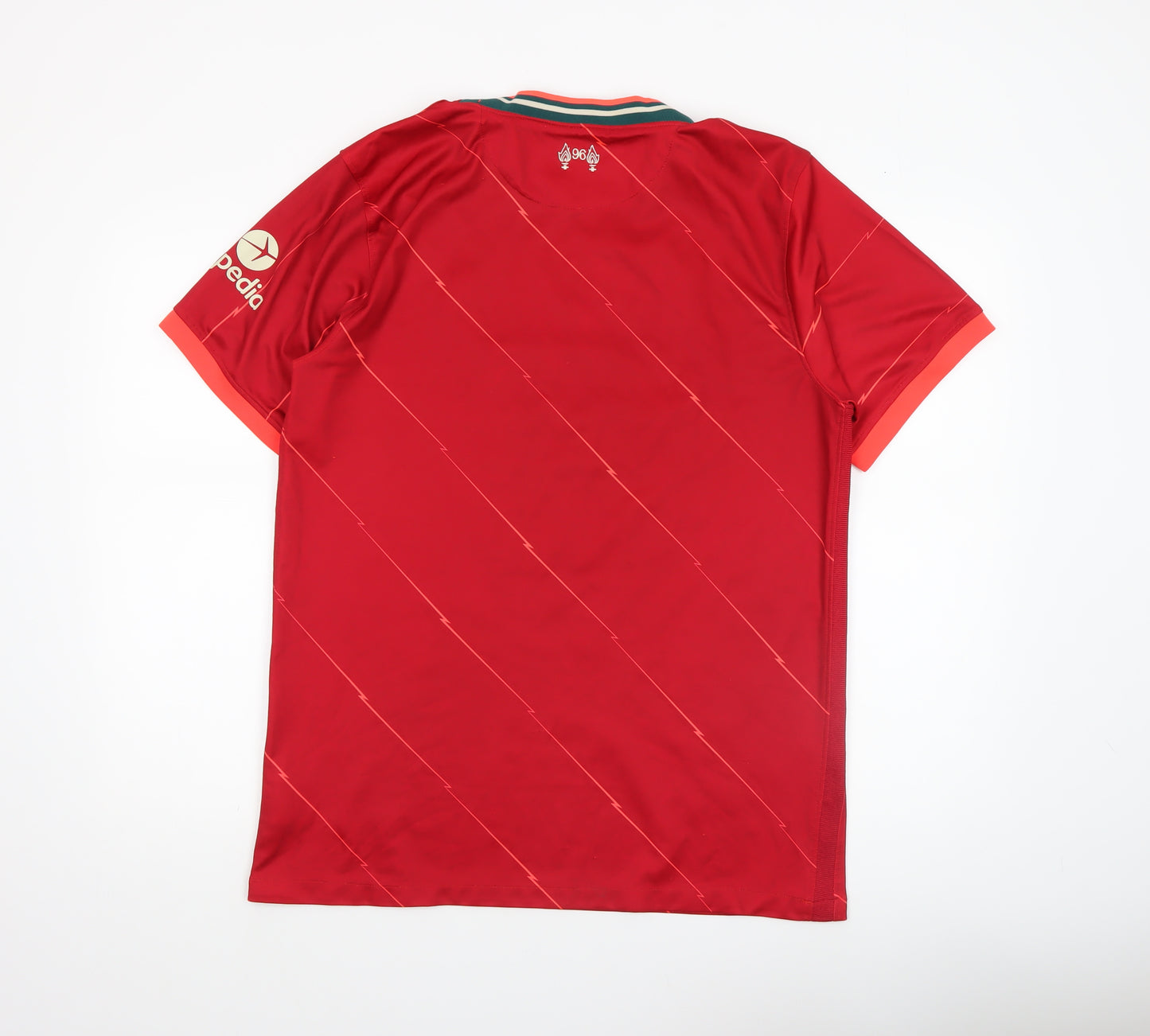 Nike Men Red Liverpool FC Dri-FIT Short Sleeve Football Shirt XL