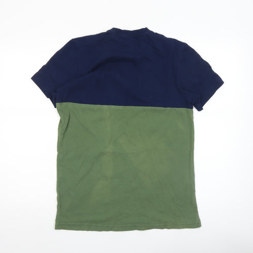 adidas Men's Multicoloured M Colourblock Crew Neck T-Shirt