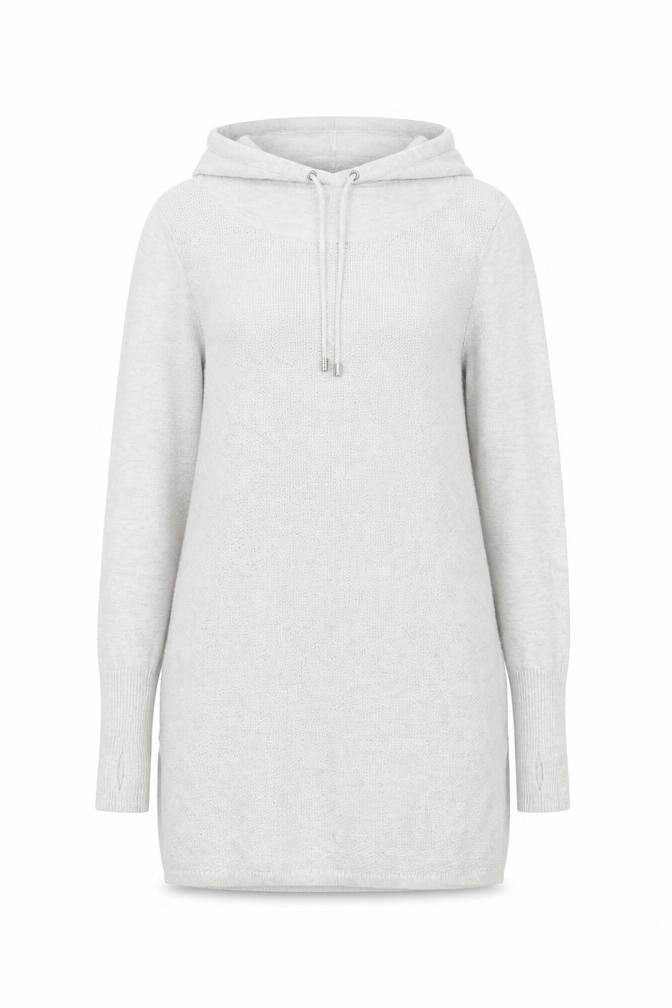 Artisan NY Women’s Grey XS Hooded Knit Pullover Jumper