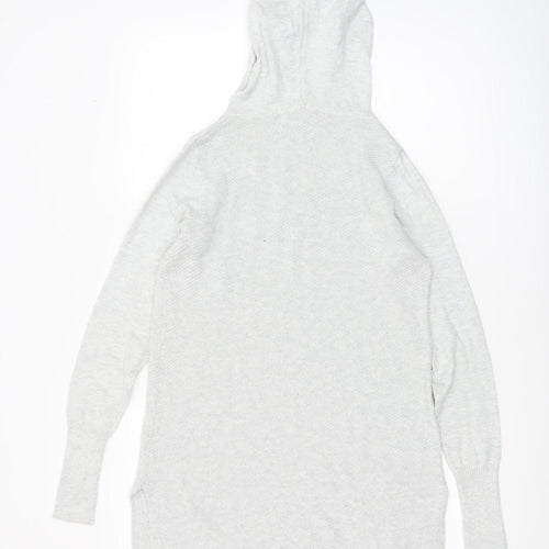 Artisan NY Women’s Grey XS Hooded Knit Pullover Jumper
