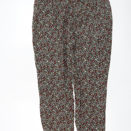 Red Herring Womens Multicoloured Viscose Jogger Trousers Size 12