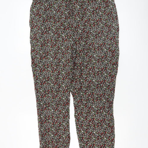 Red Herring Womens Multicoloured Viscose Jogger Trousers Size 12