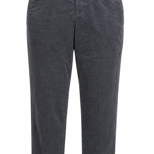 Part Two Women Grey Corduroy Cropped Trousers Size 12