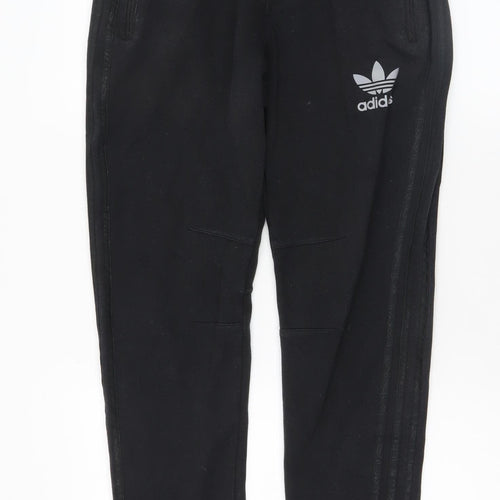 Adidas Originals Mens Black Small Jogger Sweatpants 67% Cotton 33% Polyester