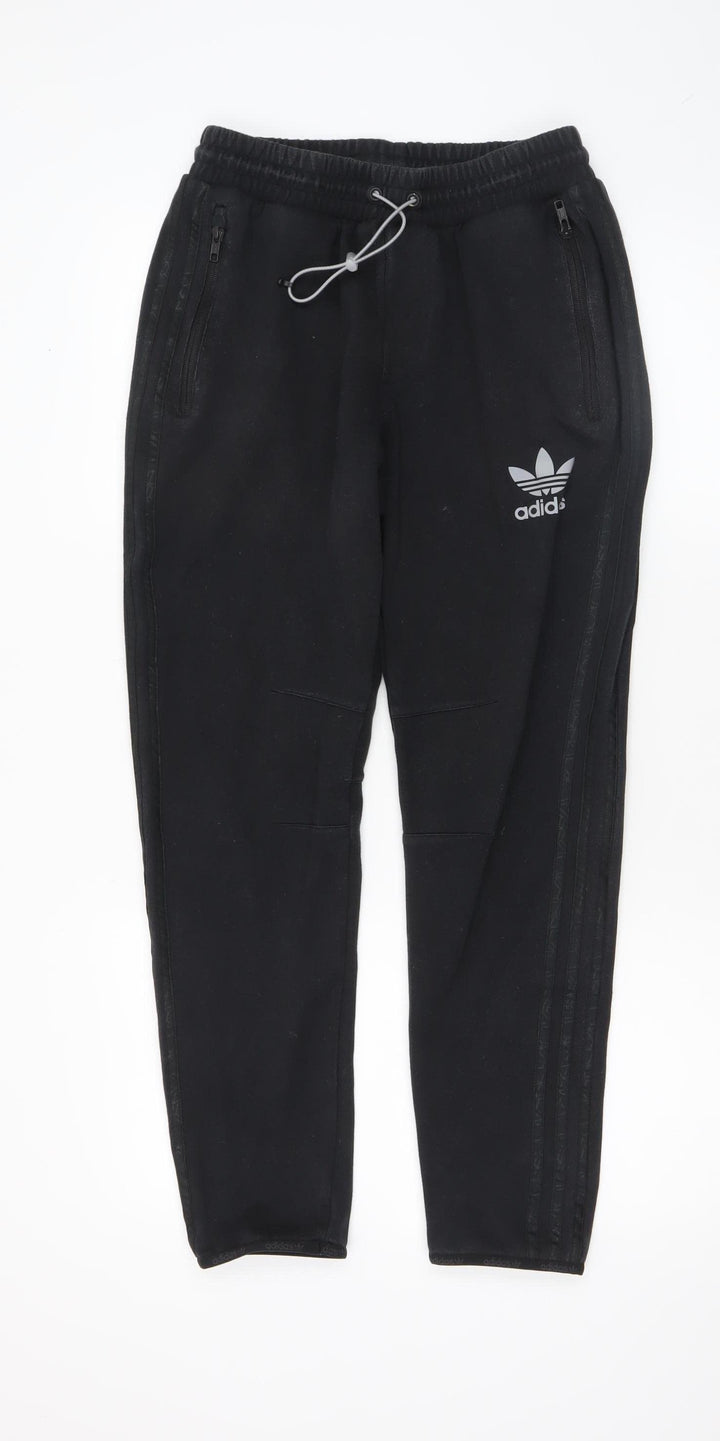 Adidas Originals Mens Black Small Jogger Sweatpants 67% Cotton 33% Polyester
