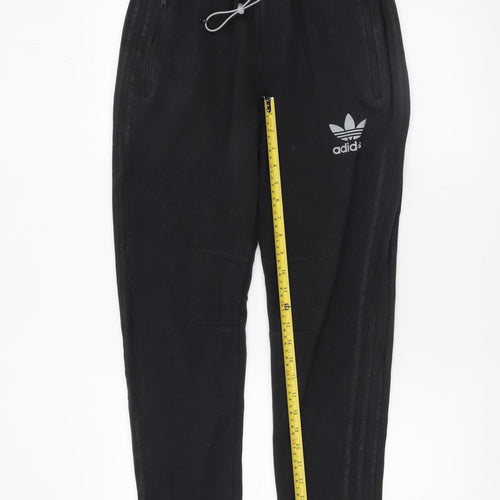 Adidas Originals Mens Black Small Jogger Sweatpants 67% Cotton 33% Polyester