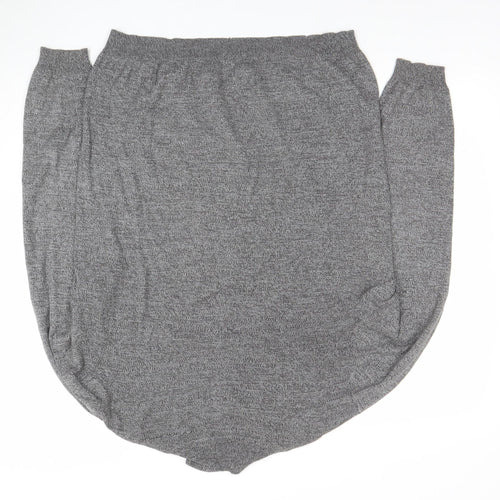 ASOS Men's Grey Cotton Collared Henley Jumper M Long Sleeve