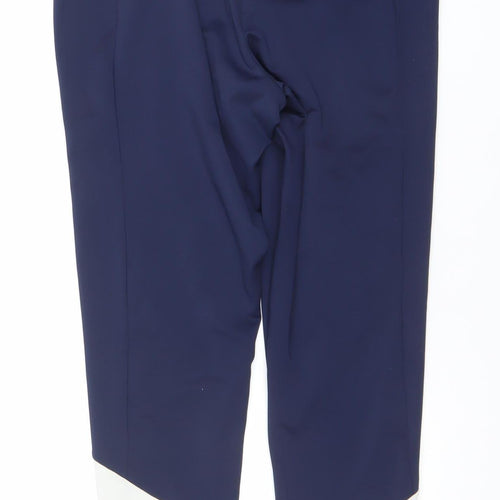 Dunnes Stores Women Blue Colourblock Performance Leggings L