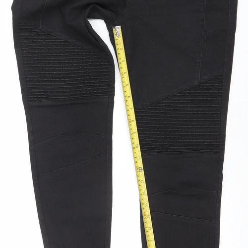 Zara Basic Women's Black Skinny Denim Jeans Size 10