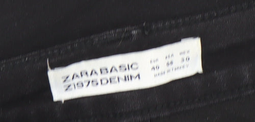 Zara Basic Women's Black Skinny Denim Jeans Size 10
