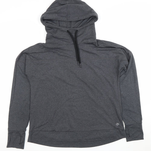 Timberland Women’s Grey Pullover Hoodie Small Polyester Blend