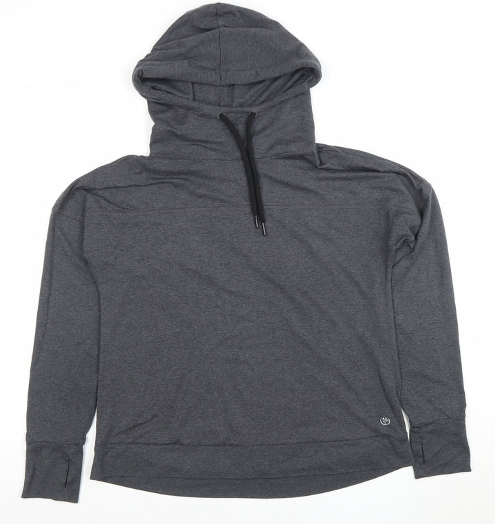 Timberland Women’s Grey Pullover Hoodie Small Polyester Blend