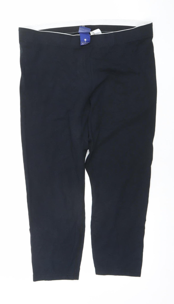 Nike Women's Black 1X Leggings Plus Size Stretch Cotton Activewear