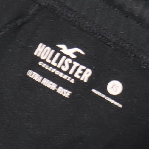 Hollister Womens Black XS Jogger Trousers Ultra High Rise