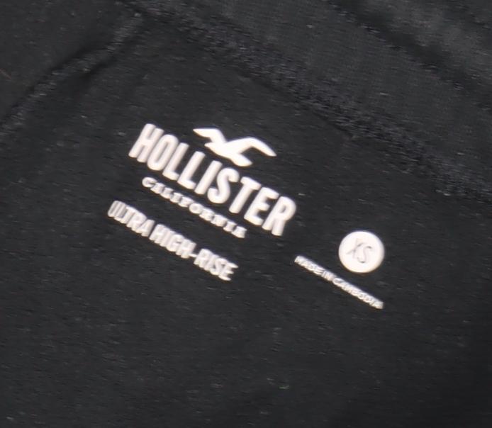 Hollister Womens Black XS Jogger Trousers Ultra High Rise