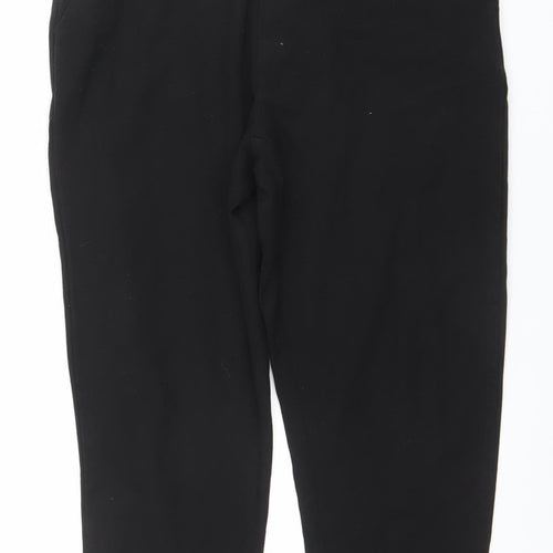 Savida Womens Black Tapered Trousers Size 16 Elastic Waist Workwear