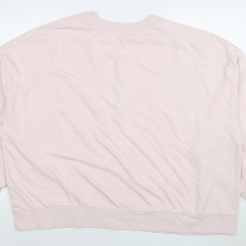 Dunnes Women Light Pink XXL Beverly Hills Crew Neck Sweatshirt