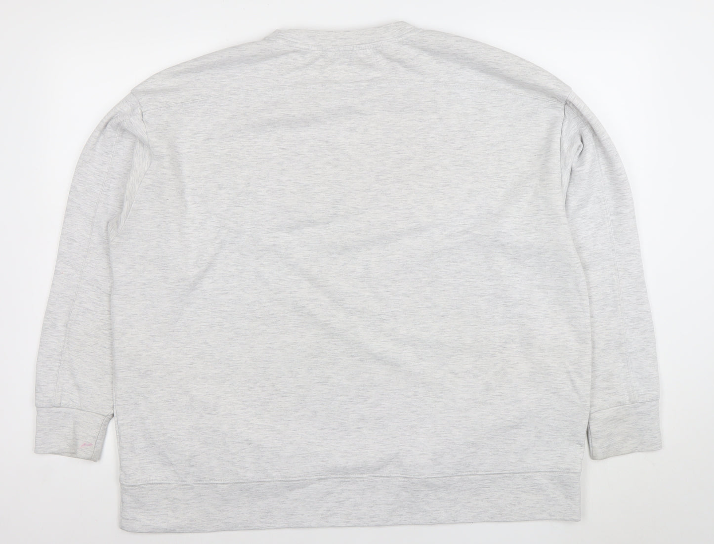 Dunnes Stores Women’s Grey XL Pullover Sweatshirt Crew Neck Cotton Blend