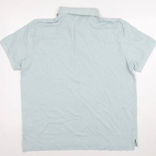 American Eagle Men’s Light Blue Classic Fit Cotton Polo Shirt L
