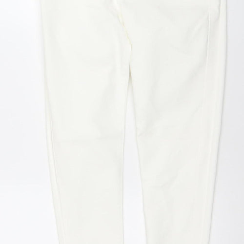 Denim Co. Womens White Skinny Jeans Size 10 Slim Fit