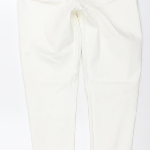 Denim Co. Womens White Skinny Jeans Size 10 Slim Fit