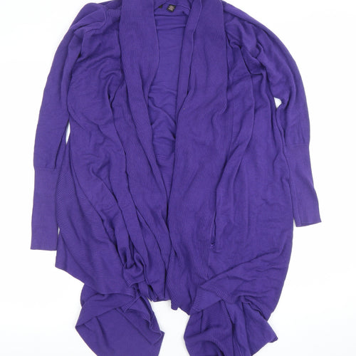 Ted Baker Womens Purple Knit Open Cardigan Size S