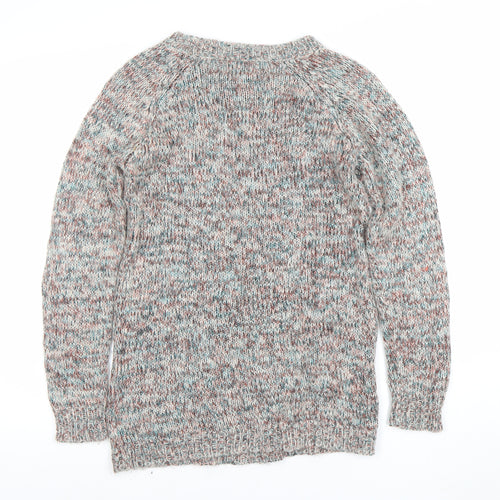 Blonde Heritage Women's Multicoloured Chunky Knit Pullover Jumper Size 10