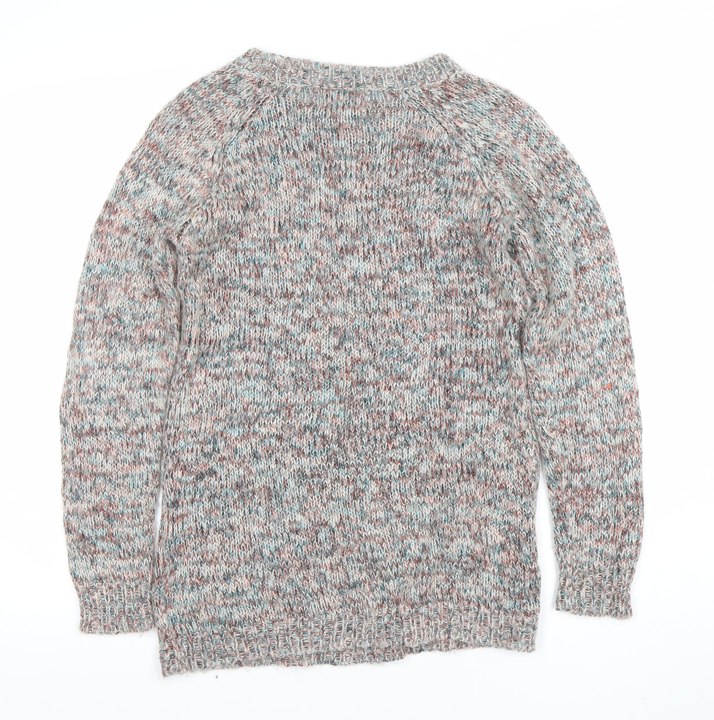 Blonde Heritage Women's Multicoloured Chunky Knit Pullover Jumper Size 10