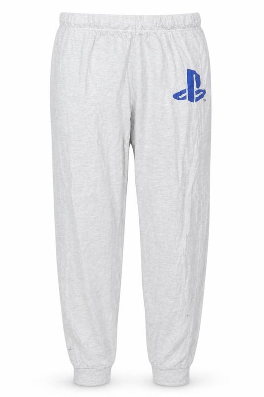 Primark Men’s Grey PlayStation Lounge Pants L Cotton Blend