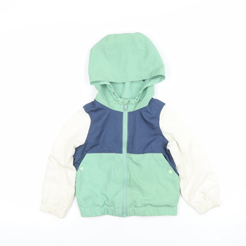 Novogratz Boys Multicoloured 2-3 Years Hooded Windbreaker Jacket