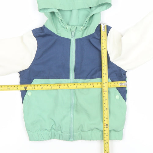 Novogratz Boys Multicoloured 2-3 Years Hooded Windbreaker Jacket