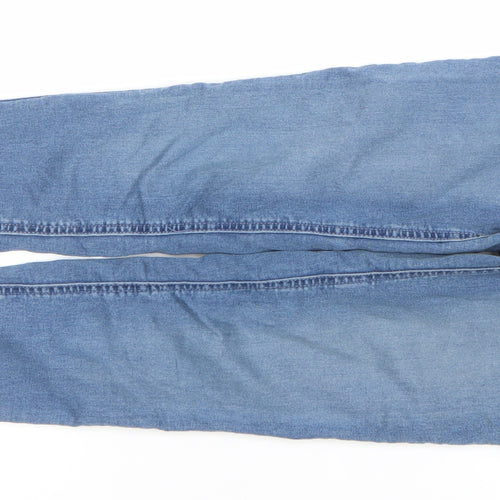 H&M Women's Blue Size 8 Mid Rise Stretch Denim Jeggings