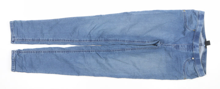 H&M Women's Blue Size 8 Mid Rise Stretch Denim Jeggings
