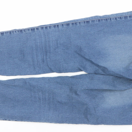 H&M Women's Blue Size 8 Mid Rise Stretch Denim Jeggings