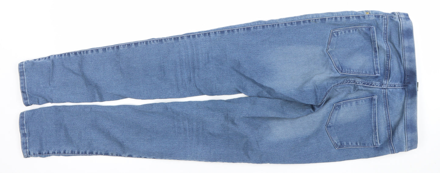 H&M Women's Blue Size 8 Mid Rise Stretch Denim Jeggings