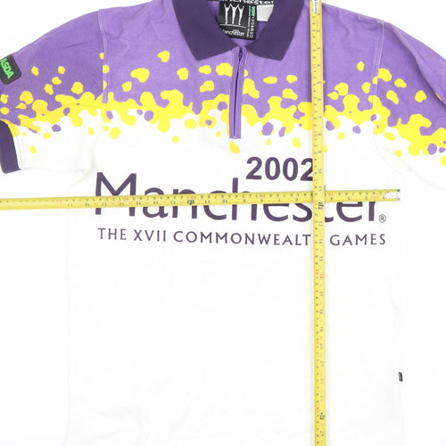 George Mens XS Multicoloured 2002 Commonwealth Games Polo Shirt