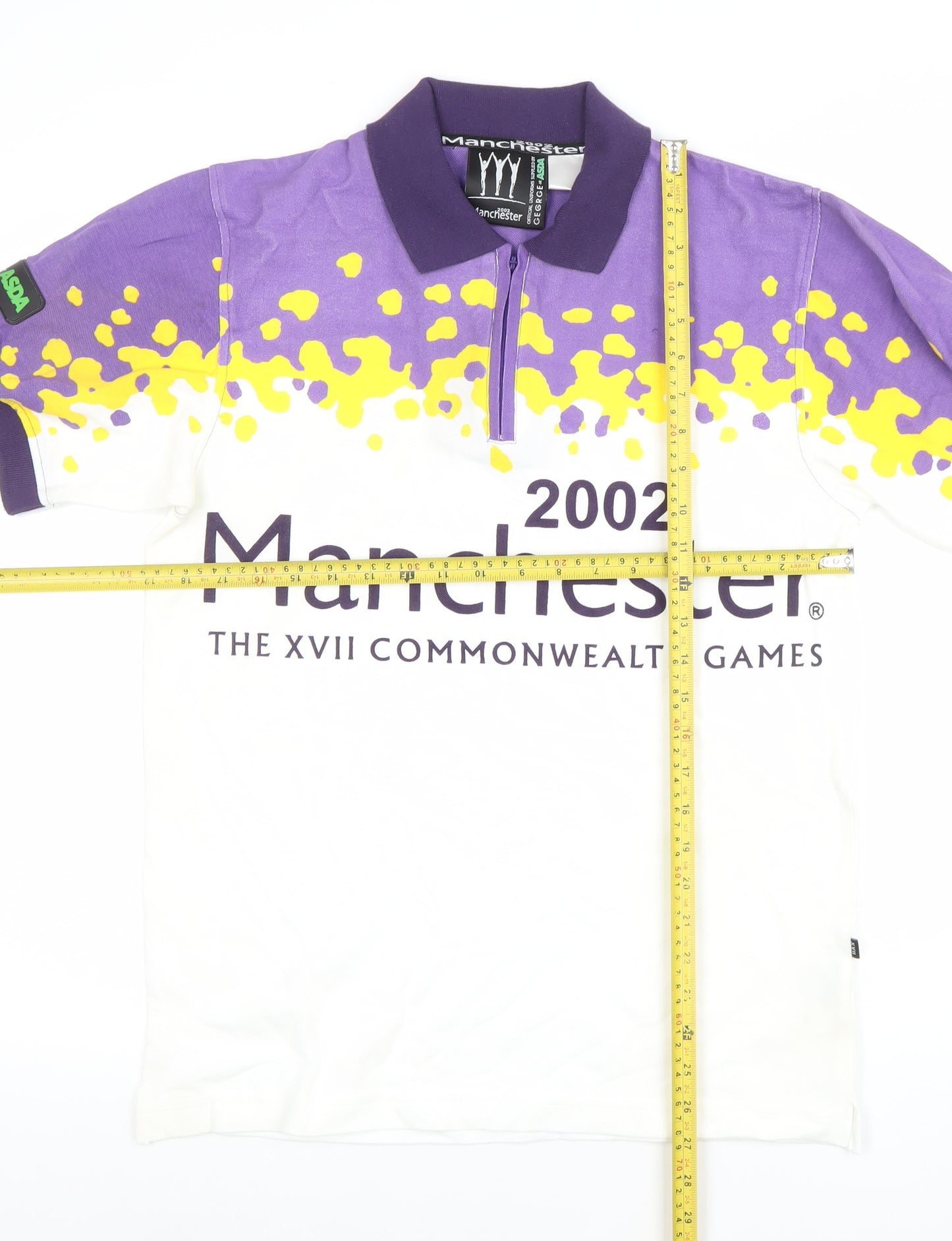 George Mens XS Multicoloured 2002 Commonwealth Games Polo Shirt