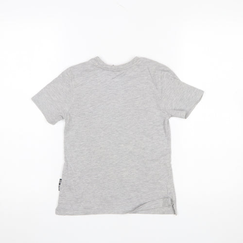 Primark Boys Grey Space Jam T-Shirt 6-7 Years Short Sleeve Tune Squad Tee