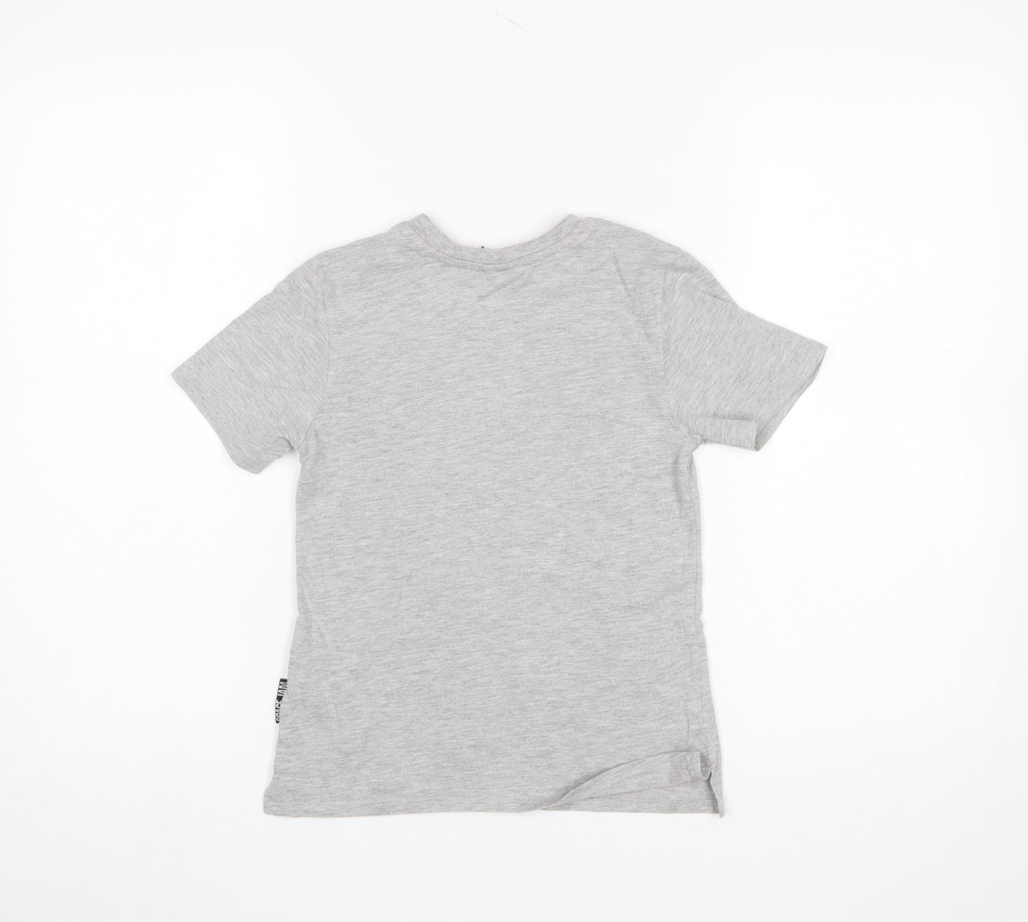 Primark Boys Grey Space Jam T-Shirt 6-7 Years Short Sleeve Tune Squad Tee