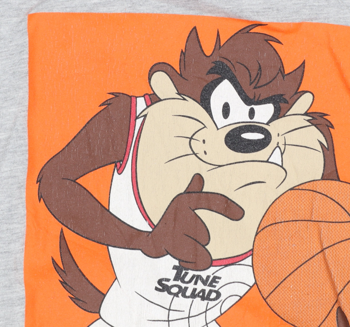 Primark Boys Grey Space Jam T-Shirt 6-7 Years Short Sleeve Tune Squad Tee