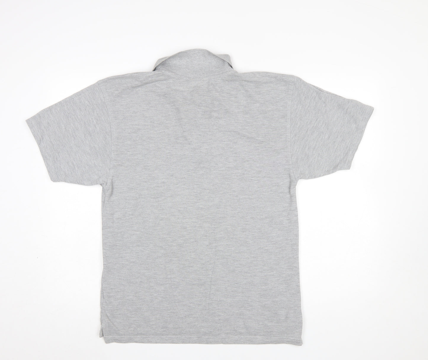 Puma Mens Grey Short Sleeve Regular Fit Polo Shirt Size S