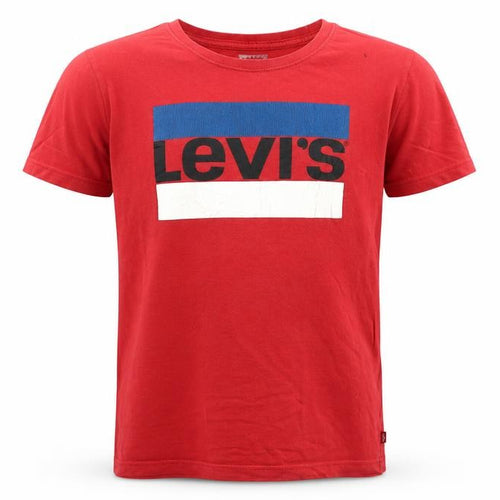 Levi's Boys Red Logo Graphic Cotton T-Shirt Size 14 Years