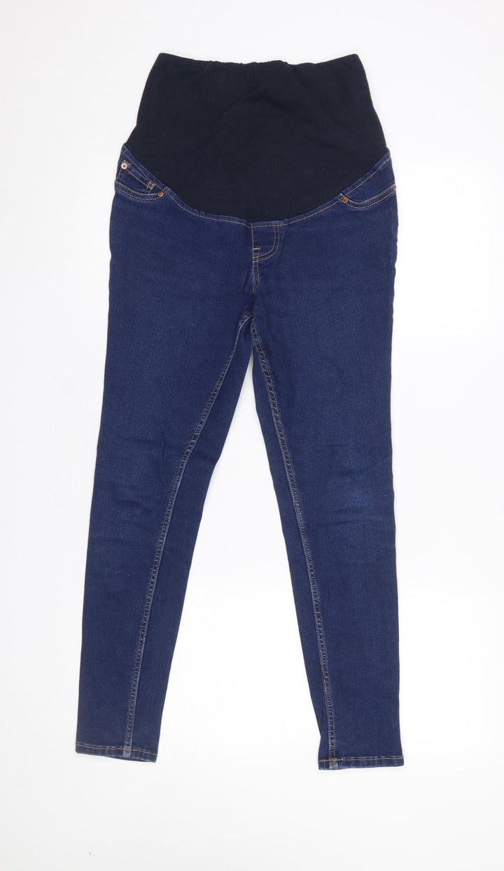 New Look Maternity Blue Skinny Lift & Shape Jeans UK 8 Slim Fit